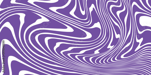 Abstract background with cute wavy line pattern