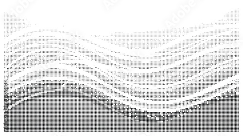 Abstract grey wave background, elegant silver flowing lines vector, minimalist monochrome curved pattern for corporate business presentation