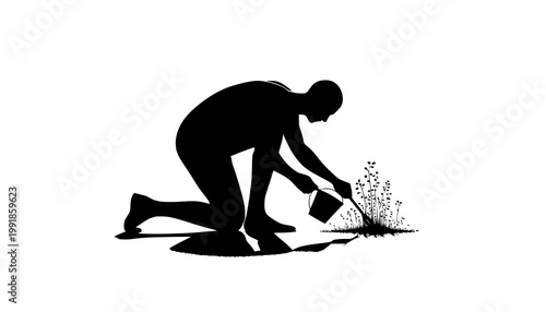 yoga woman silhouette