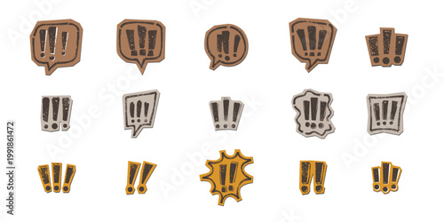 Vintage Exclamation Marks