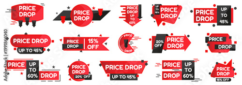 Canvas Print Price drop badge collection