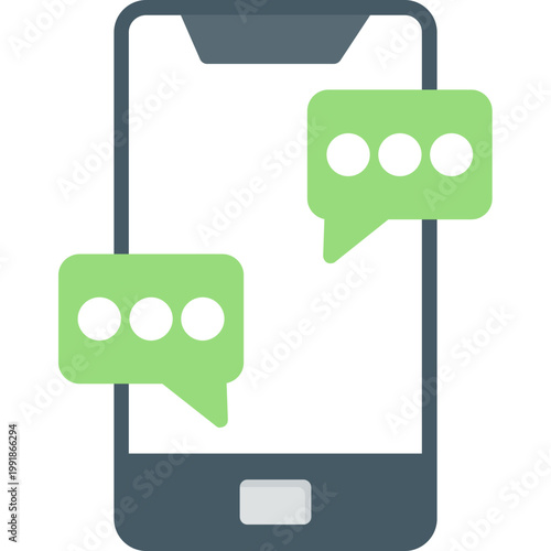 Chat Box Icon Vector Element