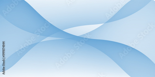 Abstract blue wave background with smooth gradients and minimal design.
