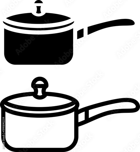 Saucepan Kitchen Utensil Icon