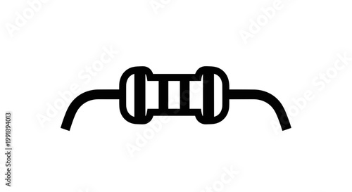 Simple black wire connector.