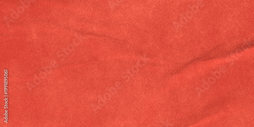 Red wrinkled paper background