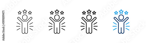 Confidence Different Set Vector Icon