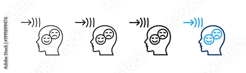 Emotional Resilience Different Set Vector Icon