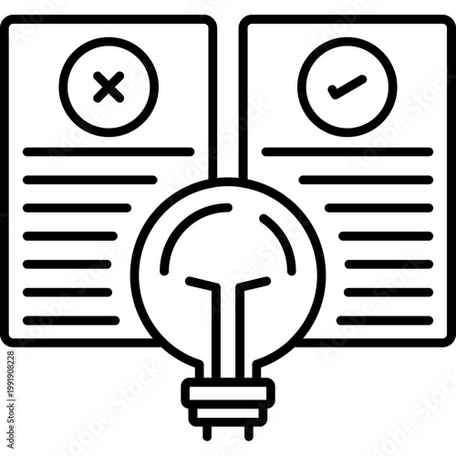 Hypothesis Document Outline Icon