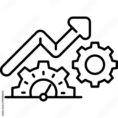 Performance Testing Outline Icon