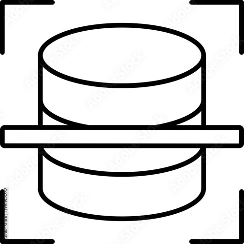 Data Scanner Outline Icon