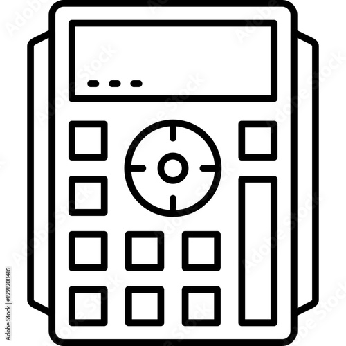 Scientific Calculator Outline Icon