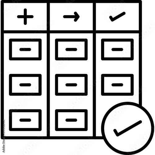 Development Board Outline Icon