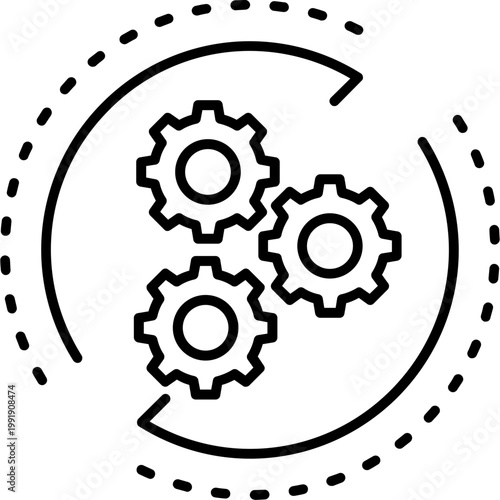 Development Settings Outline Icon