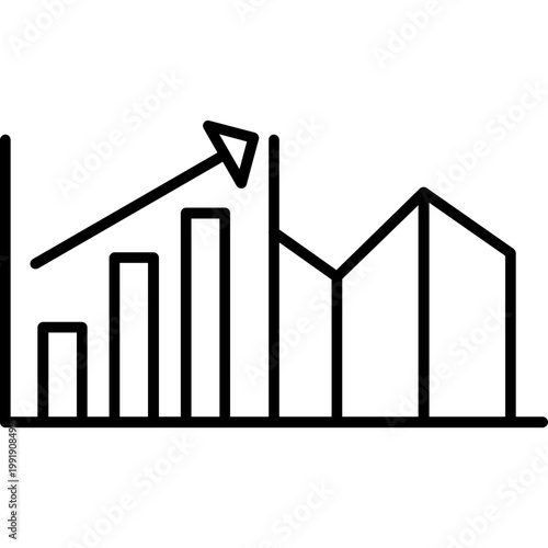 Performance Graph Outline Icon