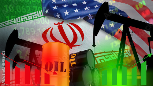 Foto Geopolitical Tensions and Their Impact on US and Iranian Oil Prices