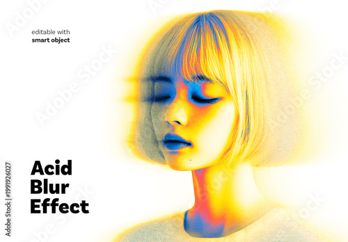 Acid Blur Photo Effect