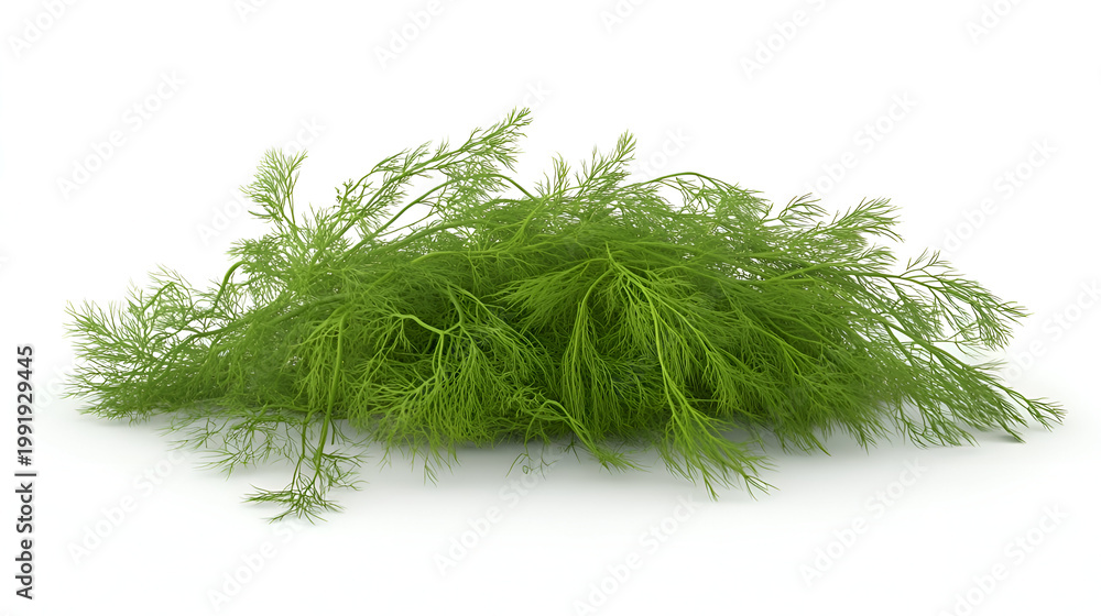 Fototapeta premium dill isolated on white background