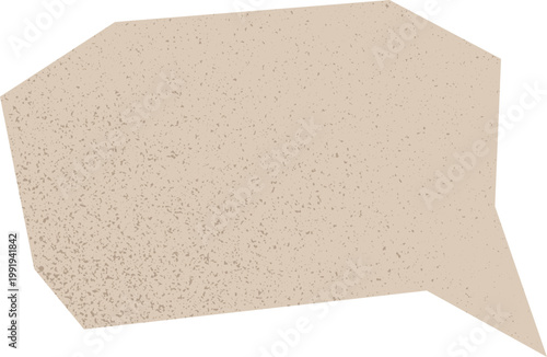 Speech Bubble Paper Cutout Illustration