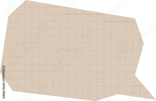 Speech Bubble Paper Cutout Illustration