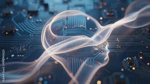 AI Assistant Brain Processor with LLM Technology, Big Data, Machine Learning, Generative AI for Business Support, Future Agentic AI Technology and Artificial Intelligence Prompt Engineering. Spline