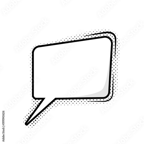 Comic Speech Bubble Chat Effect