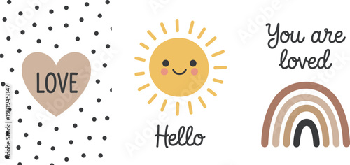 Cute Motivational Phrases and Graphics love heart