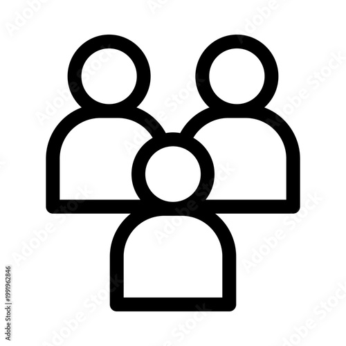 user and account outline icon