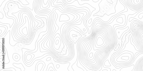 Contour abstract map relief land outline. Topographic map patterns. White wave paper curved reliefs abstract background. Background of the topography map. Abstract pattern with lines.