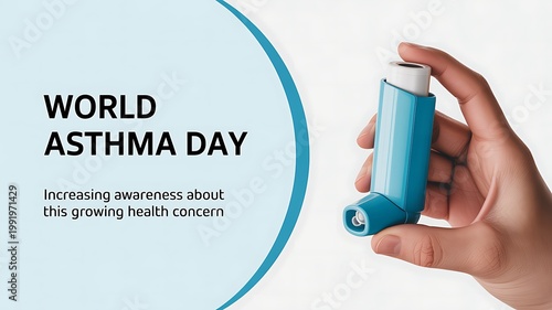 A visual representation for world asthma day aimed at increasing awareness for this health concern