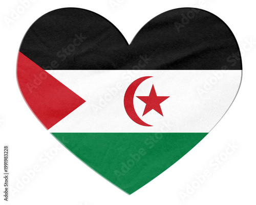 Western Sahara flag heart shape showing patriotism Free Download Western Sahara flag heart shape showing patriotism - GFXLoad