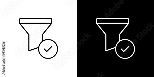 Filter Icon Sheet Black And White