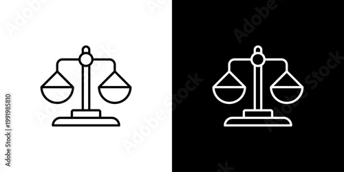 Scale Icon Sheet Black And White