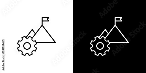 Goal Icon Sheet Black And White