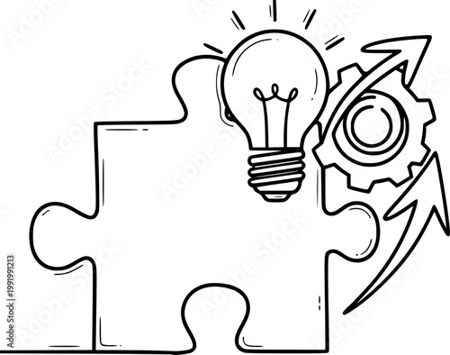 puzzle icon, jigsaw, logic, strategy, problem solving, solution, piece, connection, teamwork, game, challenge, integration, creativity, mind, thinking, intelligence, business, cooperation, synergy, fi