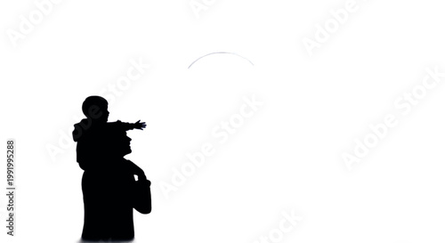 Black silhouette, mother and child, woman carrying baby, family icon, vector illustration