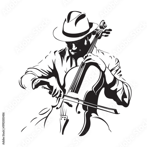 musician playing the violin