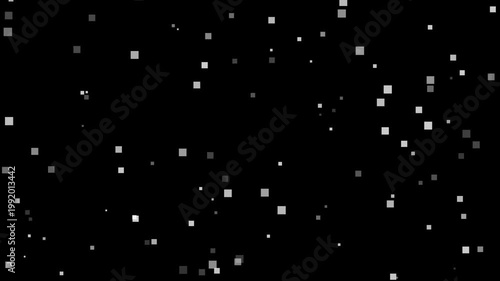 Cosmic starfield animation with glowing particles, dark background, sci-fi visuals cosmos stars space