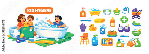 Engaging Kid Hygiene Practices: Fun Activities to Teach Children About Cleanliness and Self-Care with Essential Bathing and Hygiene Tools