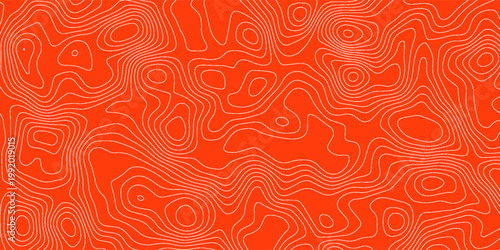 Abstract Seamless Pattern with Linear Stylized Salmon Fish Fillet Texture. Vector Background for Fish Packaging, Sushi Restaurants and Menu Design