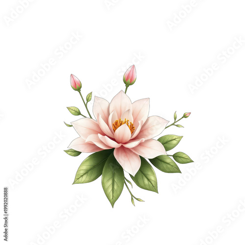 pink lotus flower with transparent background PNG and JPEG image
