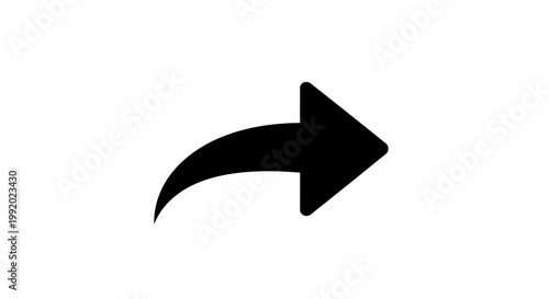 Black Arrow Pointing Right Direction.