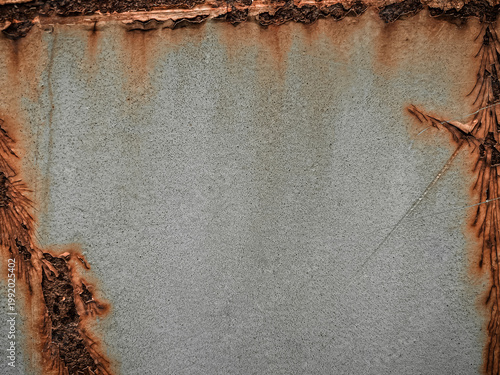 Rough Corroded Iron Closeup Weathered Detail.