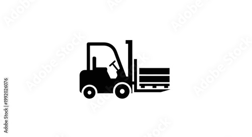 Forklift Machine Industrial Equipment Vehicle.