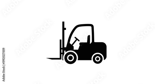 Forklift Truck Industrial Equipment Vehicle.