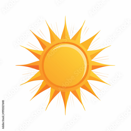 Stylized Sun Icon