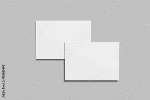 A5 Landscape Mockup Design Blank