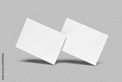 A5 Landscape Mockup Design Blank