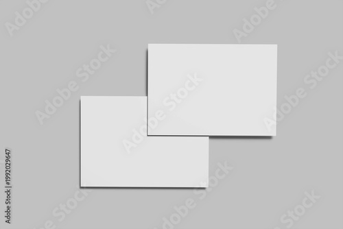 A5 Landscape Mockup Design Blank