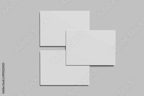 A5 Landscape Mockup Design Blank